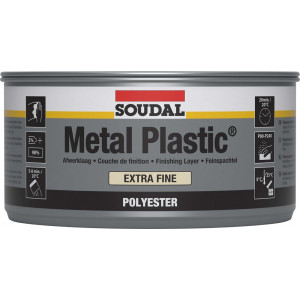 Soudal Metal Plastic Extra Fine - 2kg - Wit - (doos a 6 blikken)