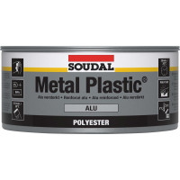Soudal Metal Plastic Alu - 2kg - Aluminium - (doos a 6 blikken)