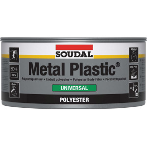Soudal Metal Plastic Universal - 2kg - Lichtgroen - (doos a 6 blikken)