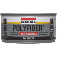 Soudal Polyfiber - 500g - Grijs - (doos a 12 blikken)