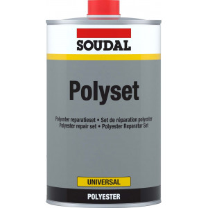 Soudal Polyset - 1kg - Geel - (doos a 6 blikken)