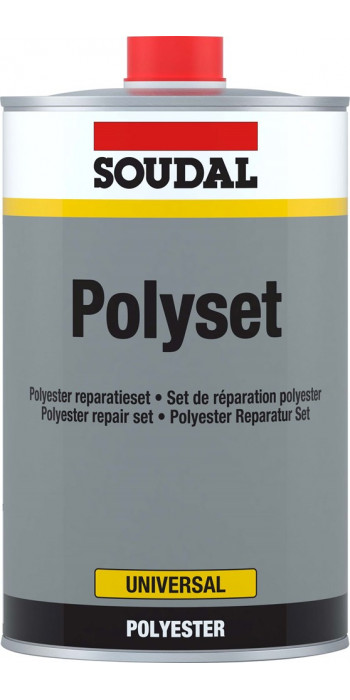 Soudal Polyset - 1kg - Geel - (doos a 6 blikken)