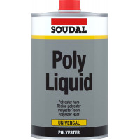 Soudal Poly Liquid - 1kg - Lichtbruin - (doos a 12 blikken)