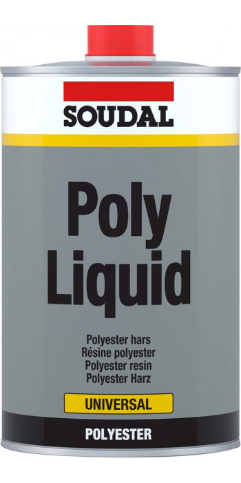 Soudal Poly Liquid - 1kg - Lichtbruin - (doos a 12 blikken)