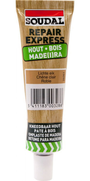 Soudal Kneedbaar hout - 50ml - (doos a 10 tubes)