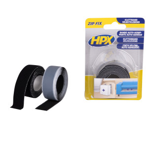 HPX Zip Fix Klittenband (Haak + Lus) 20mm x 1mtr