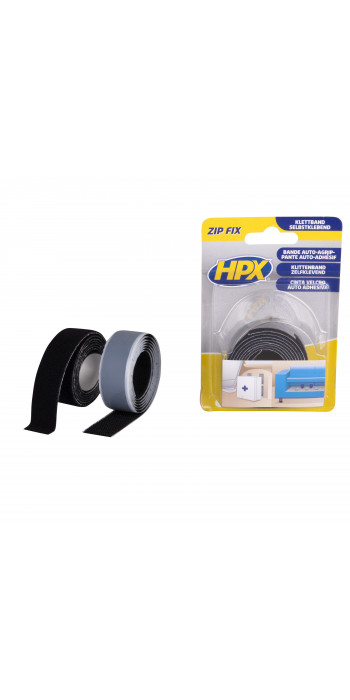 HPX Zip Fix Klittenband (Haak + Lus) 20mm x 1mtr