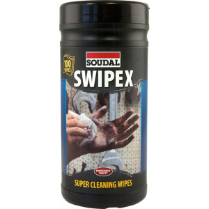 Soudal Swipex Wipes - 100 stuks - Wit - (doos a 6 bussen)