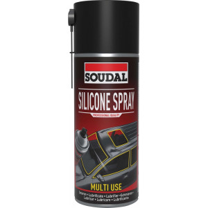 Soudal Silicone Spray - 400ml - Transparant - (doos a 6 bussen)