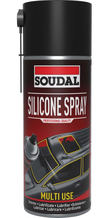 Soudal Silicone Spray - 400ml - Transparant - (doos a 6 bussen)