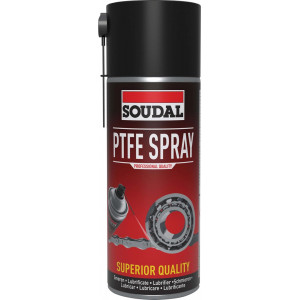 Soudal PFTE Spray - 400ml - Transparant - (doos a 6 bussen)