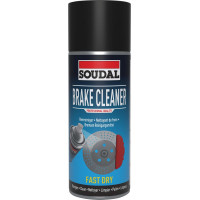 Soudal Brake Cleaner - 400ml - Transparant - (doos a 6 bussen)