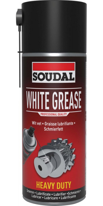 Soudal White Grease - 400ml - Wit - (doos a 6 bussen)