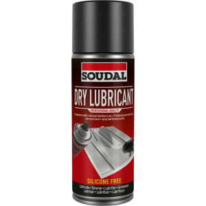 Soudal Dry Lubricant Spray - 400ml - Transparant - (doos a 6 bussen)