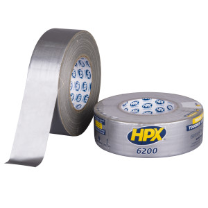 HPX Duct Tape 6200 - Reparatietape - Zilver - 48mm x 50mtr