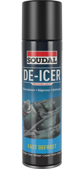 Soudal De-Icer - 400ml - Transparant - (doos a 6 bussen)