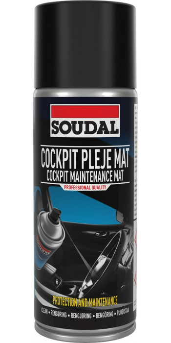 Soudal Cockpit Maintenance - 400ml - Transparant - (doos a 6 bussen)