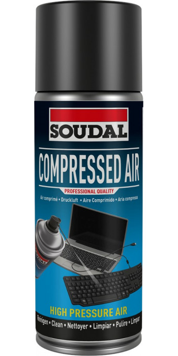 Soudal Compressed Air Spray - 400ml - (doos a 6 bussen)
