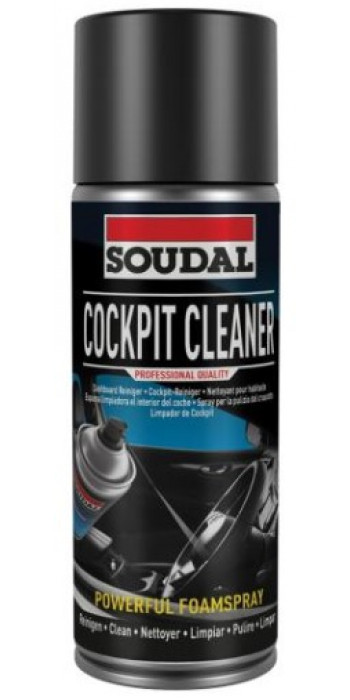 Soudal Cockpit Cleaner - 400ml - Transparant - (doos a 6 bussen)