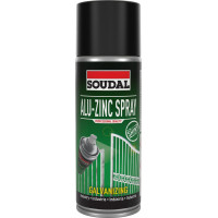 Soudal Alu-Zinc Spray - 400ml - Zink - (doos a 6 bussen)