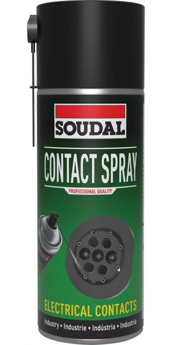 Soudal Contactspray - 400ml - Transparant - (doos a 6 bussen)