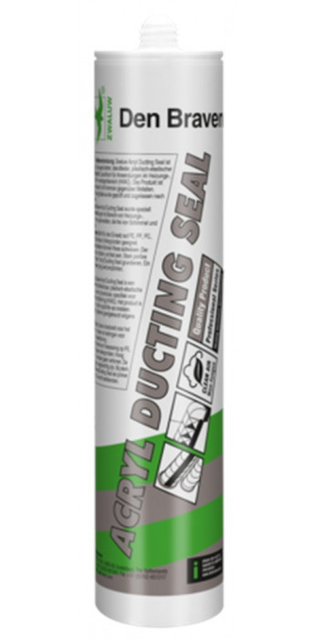 Zwaluw Acryl Ducting Seal - 310ml - Zilvergrijs - (doos a 12 kokers)