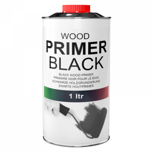 Zwaluw Wood Primer Black - 1 Liter - Zwart - (doos a 6 blikken)