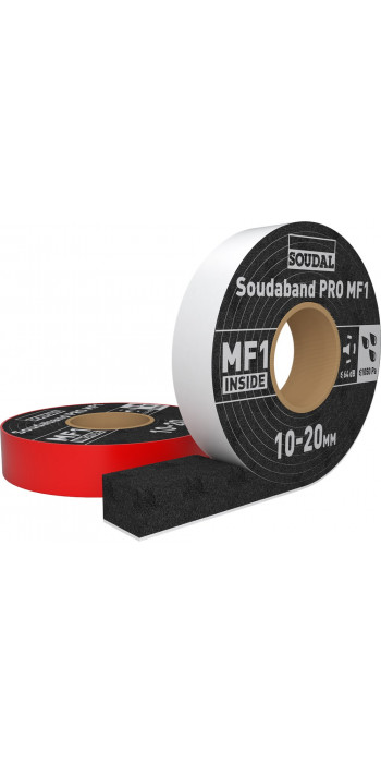 Soudal Soudaband PRO MF1 - 83/15-30 4m - Zwart - (doos a 5 rollen)