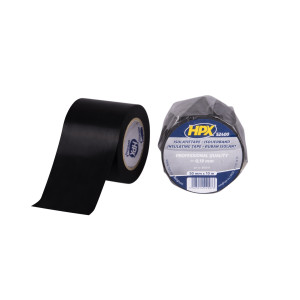 HPX Isolatietape 52400 - PVC - 50mm x 10mtr - Zwart