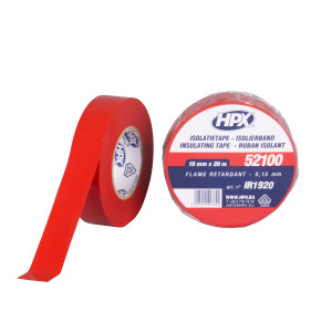 HPX Isolatietape 52100 Rood - PVC VDE - 19mm x 20mtr