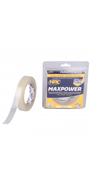 HPX Max Power Transparant - 19mm x 5mtr