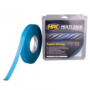 HPX Dubbelzijdige Multi-Tack Tape - Semi Transparant - 19mm x 25mtr 