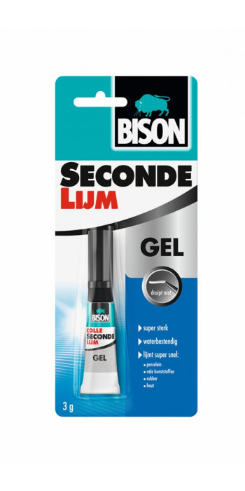 Bison Superlijm Secondenlijm - 3gr