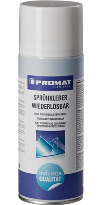 Promat Spuitlijm - Verwijderbaar Transparant - 400ml