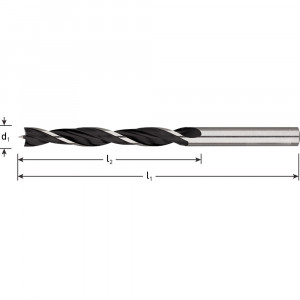 Houtspiraalboor Standaard - 235.1100 - 11x89x142mm 