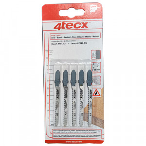 4TECX Decoupeerzaagblad CV 75mm ZT 1,3mm - T101AO (5 stuks)