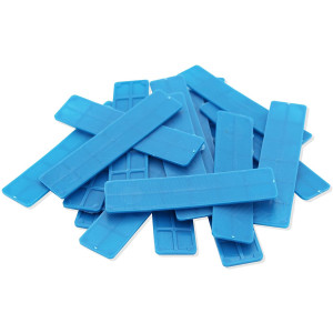 Kunststof Glasblok - 100x32x2mm - Blauw (100st)