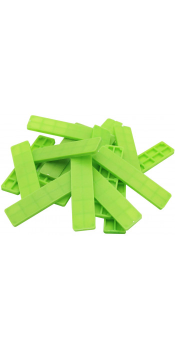 Kunststof Glasblok - 100x32x5mm - Groen (100st)