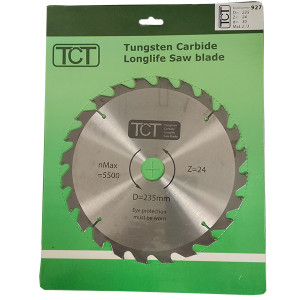 TcT 927 - Cirkelzaagblad 235x2,6x30 - 24T