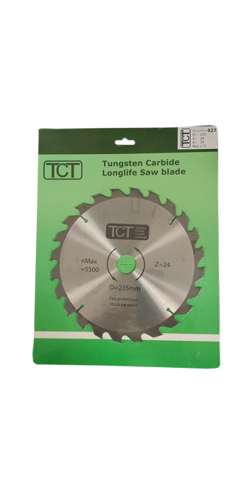 TcT 927 - Cirkelzaagblad 235x2,6x30 - 24T