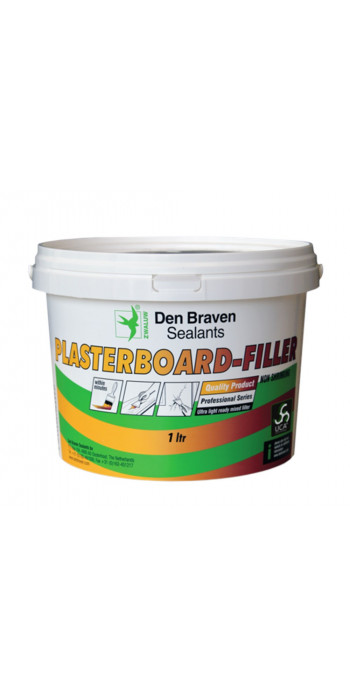 Zwaluw Plasterboard-Filler - Wit - 1ltr