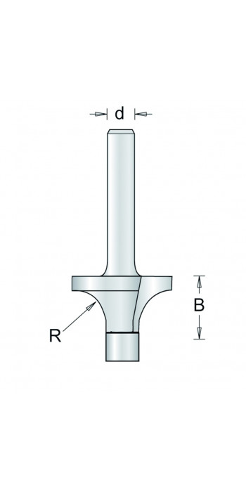 HSS Afrondfrees 22-8HSS - R= 9,5