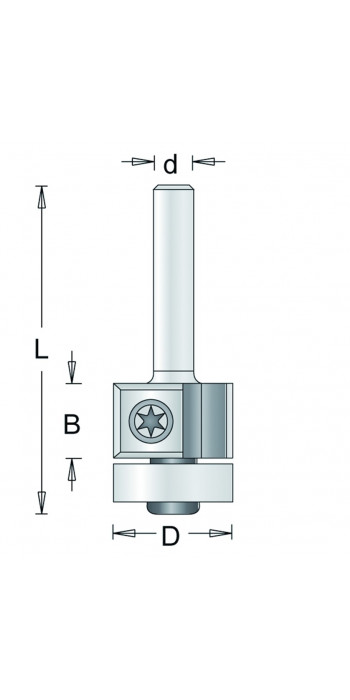 HM Kantenfrees 204-8 - Met Wisselmessen - D= 19