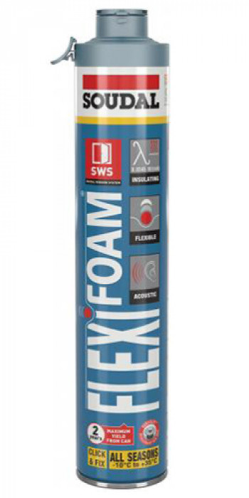 Soudal Flexifoam Click & Fix - 750ml